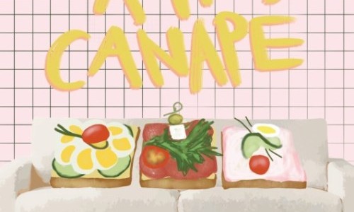 Canap&eacute; auf Canap&eacute;